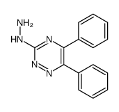 3-Hydrazino-5,6-diphenyl-1,2,4-triazine结构式