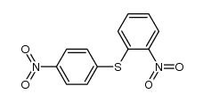 4-nitrophenyl 2-nitrophenyl sulfide结构式