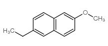 6-乙基-2-甲氧基萘结构式
