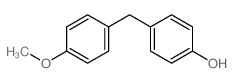 4-(4-methoxybenzyl)phenol结构式