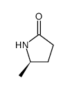 (5R)- 5-Methyl-2-Pyrrolidinone结构式