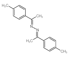Ethanone,1-(4-methylphenyl)-, 2-[1-(4-methylphenyl)ethylidene]hydrazone结构式