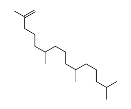 2,6,10,14-tetramethylpentadec-1-ene结构式