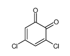 3,5-dichlorocyclohexa-3,5-diene-1,2-dione结构式