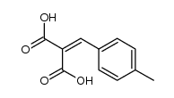 3-(4-methylphenyl)-2-carboxy-2-propenoic acid结构式