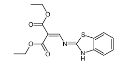 diethyl 2-[(1,3-benzothiazol-2-ylamino)methylidene]propanedioate结构式