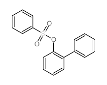 1-(benzenesulfonyloxy)-2-phenyl-benzene结构式