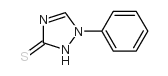 1-苯基-1H-1,2,4-三唑-3-硫醇结构式