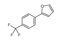 2-(4-三氟甲基苯基)呋喃结构式