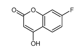 7-Fluoro-4-hydroxycoumarin结构式