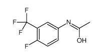 N-(4-FLUORO-3-(TRIFLUOROMETHYL)PHENYL)ACETAMIDE结构式