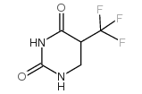 5,6-二氢-5-三氟甲基尿嘧啶结构式
