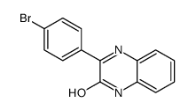 3-(4-bromophenyl)-1H-quinoxalin-2-one结构式