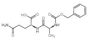 ZL-丙氨酰-L-谷氨酰胺结构式