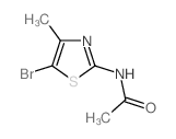 N-(5-溴-4-甲基-噻唑-2-基)-乙酰胺结构式