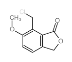 1(3H)-Isobenzofuranone,7-(chloromethyl)-6-methoxy-结构式