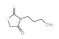 4-Thiazolidinone,3-butyl-2-thioxo-结构式
