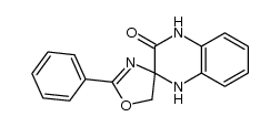 2-phenyl-1&rsquo;H,5H-spiro[oxazole-4,2&rsquo;-quinoxalin]-3&rsquo;(4&rsquo;H)-one结构式