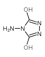 4-氨基-(4H)-1,2,4-噻唑-3,5-二醇结构式