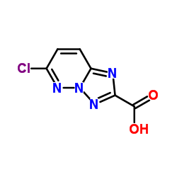 6-氯-[1,2,4]三唑并[1,5-b]哒嗪-2-羧酸结构式