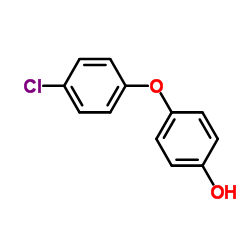 4-(4-氯苯氧基)苯酚结构式