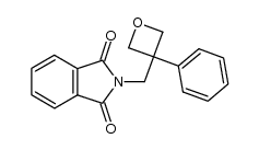 2-(3-phenyloxetan-3-ylmethyl)isoindole-1,3-dione结构式