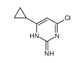 2-amino-4-chloro-6-cyclopropylpyrimidine结构式