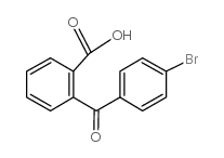 2(4-溴苯甲酰基)苯甲酸结构式