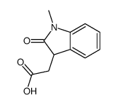 (1-甲基-2-氧代-2,3-二氢-1H-吲哚-3-基)-乙酸结构式