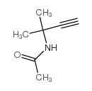 3-乙酰氨基-3-甲基-1-丁炔结构式