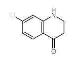 7-氯-2,3-二氢喹啉-4-酮结构式