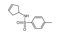 Benzenesulfonamide, N-3-cyclopenten-1-yl-4-methyl- (9CI)结构式