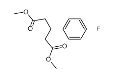 dimethyl 3-(4-fluorophenyl)glutarate结构式