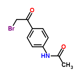 N-[4-(2-溴乙酰基)苯基)乙酰胺结构式