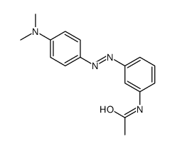 N-[3-[[4-(dimethylamino)phenyl]diazenyl]phenyl]acetamide结构式