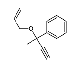 2-prop-2-enoxybut-3-yn-2-ylbenzene结构式