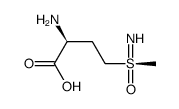 [R-(R*,S*)]-S-(3-amino-3-carboxypropyl)-S-methylsulphoximide结构式