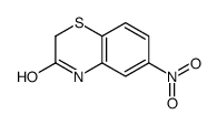 6-硝基-2H-苯并[b][1,4]噻嗪-3(4H)-酮结构式