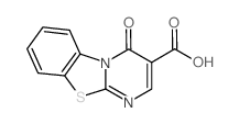 4-氧-4H-苯并[D]嘧啶[2,1-B][1,3]噻唑-3-羧酸结构式