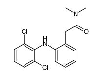 2-[(2,6-Dichlorophenyl)amino]-N,N-dimethylbenzeneacetamide结构式