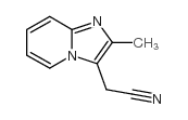 3-Cyanomethyl-2-methylimidazo(1,2-a)pyridine结构式