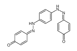 4-[[4-[2-(4-oxocyclohexa-2,5-dien-1-ylidene)hydrazinyl]phenyl]hydrazinylidene]cyclohexa-2,5-dien-1-one结构式