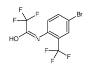 N-[4-Bromo-2-(trifluoromethyl)phenyl]-2,2,2-trifluoroacetamide结构式