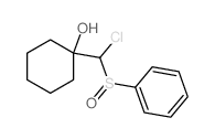 Cyclohexanol, 1-[chloro(phenylsulfinyl)methyl]-结构式