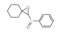 2-(benzenesulfinyl)-1-oxaspiro[2.5]octane结构式