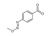 methoxy-(4-nitrophenyl)diazene结构式