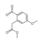 methyl 2-(5-methoxy-2-nitrophenyl)acetate结构式