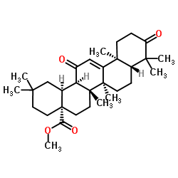 3,12-二氧代齐墩果-9(11)-烯-28-酸甲酯结构式
