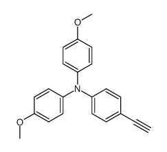 4-ethynyl-N,N-bis(4-methoxyphenyl)aniline结构式