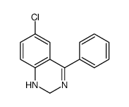 6-chloro-4-phenyl-1,2-dihydroquinazoline结构式